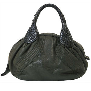 Fendi Nappa Spy Bag Khaki